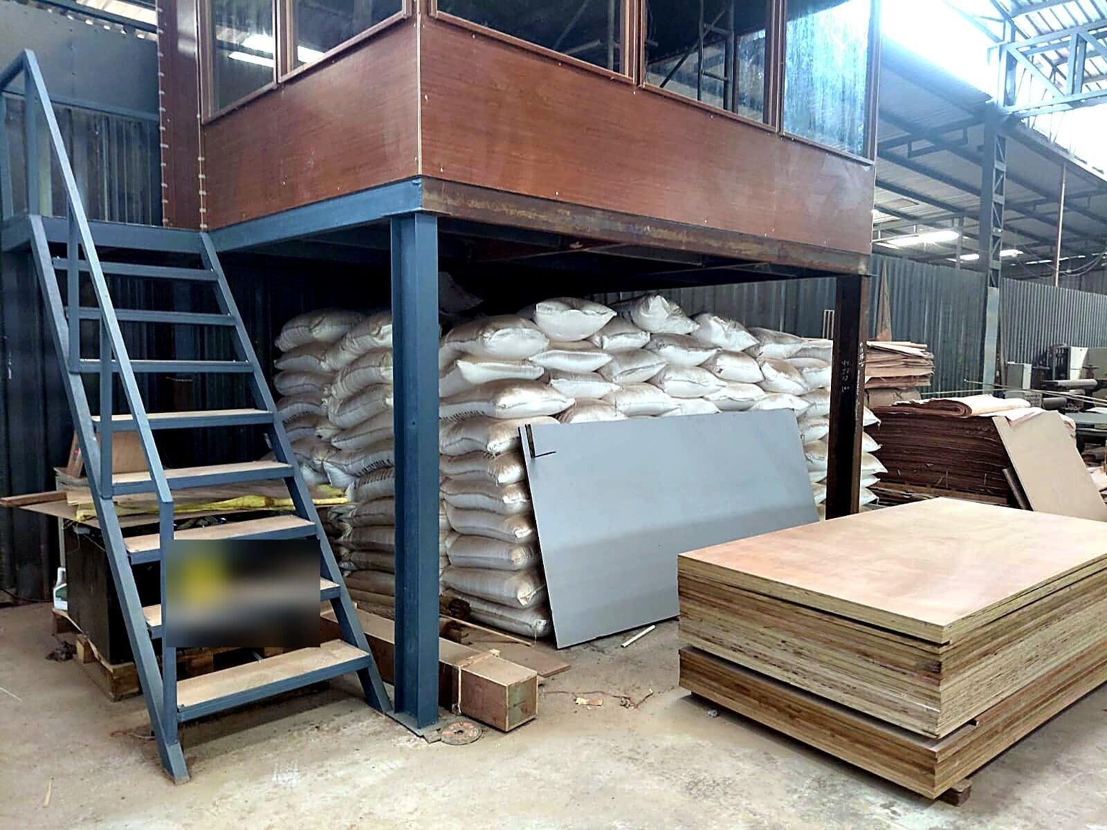 Warehouse stock at Cochin Wood Industries