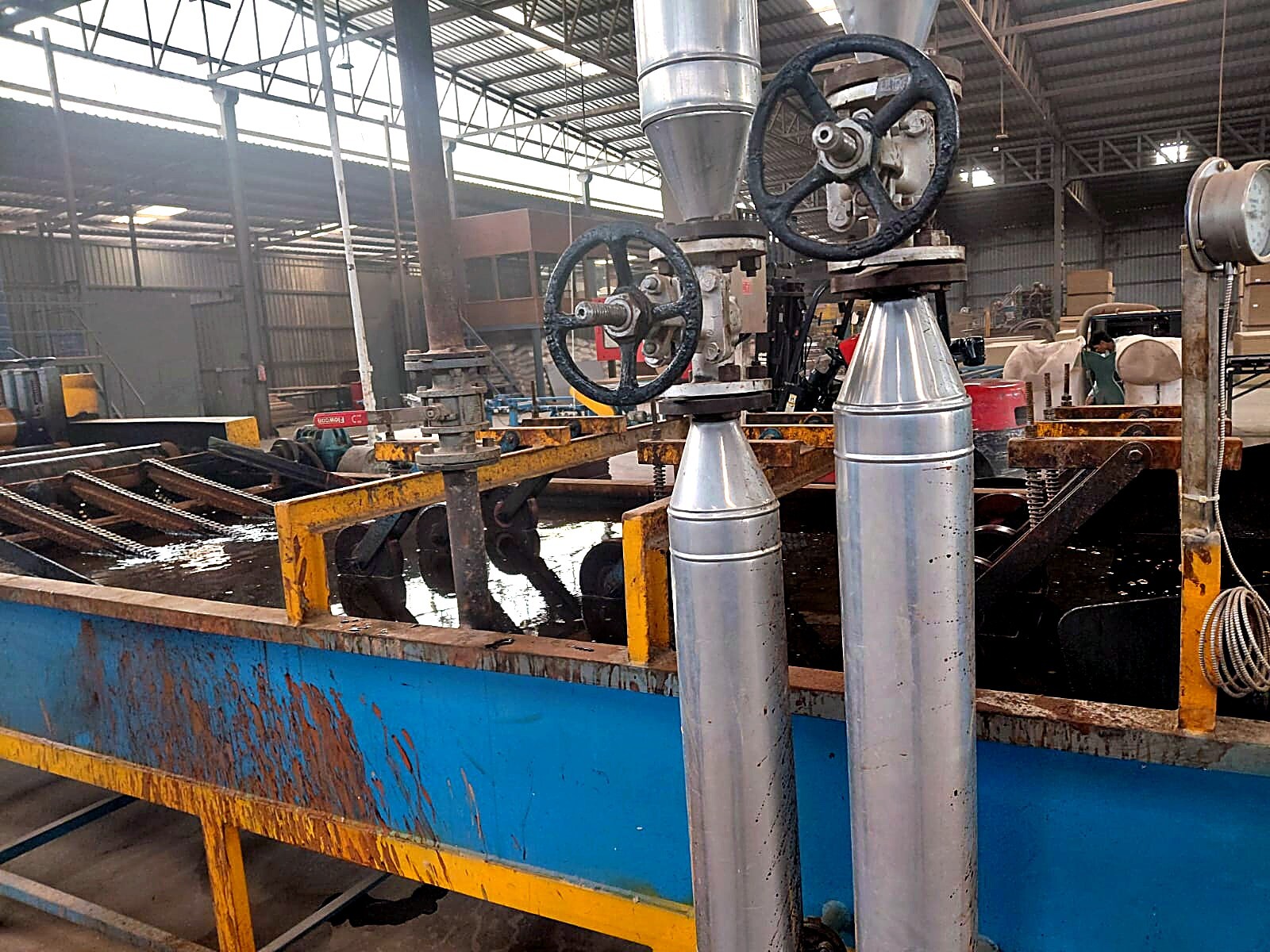 Veneer and pressing line at Cochin Wood Industries