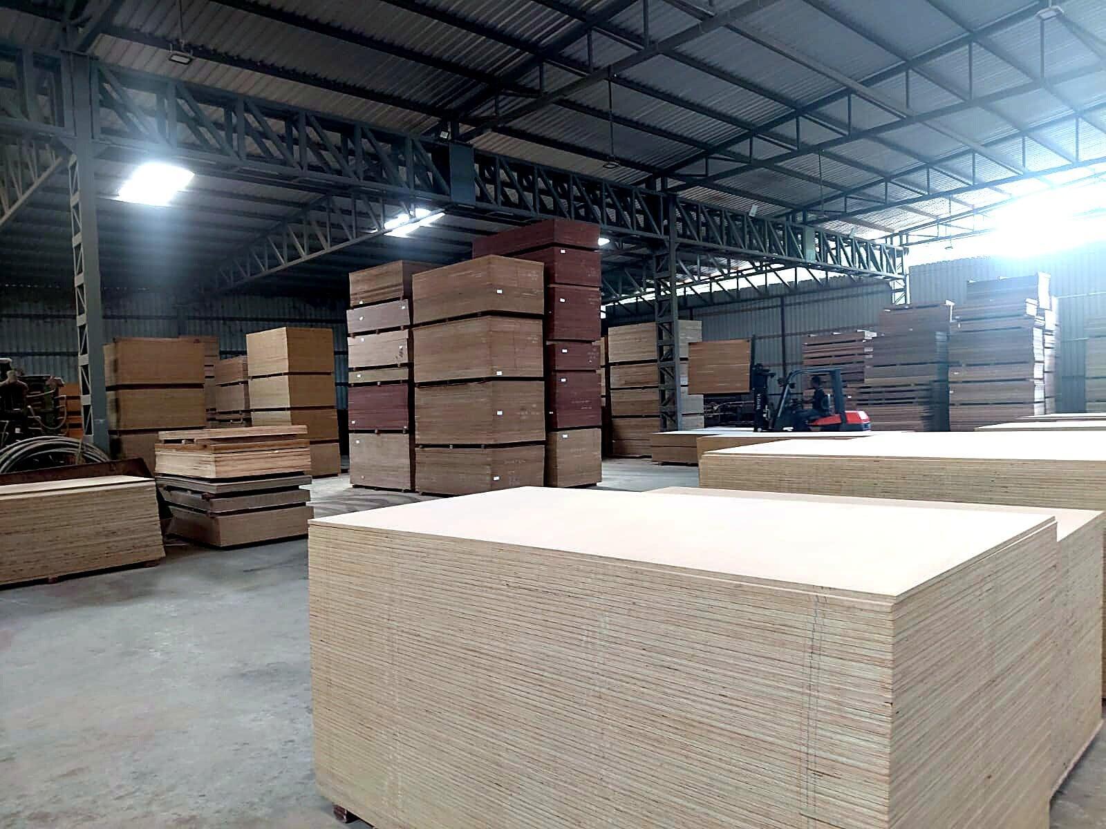 Warehouse stock at Cochin Wood Industries