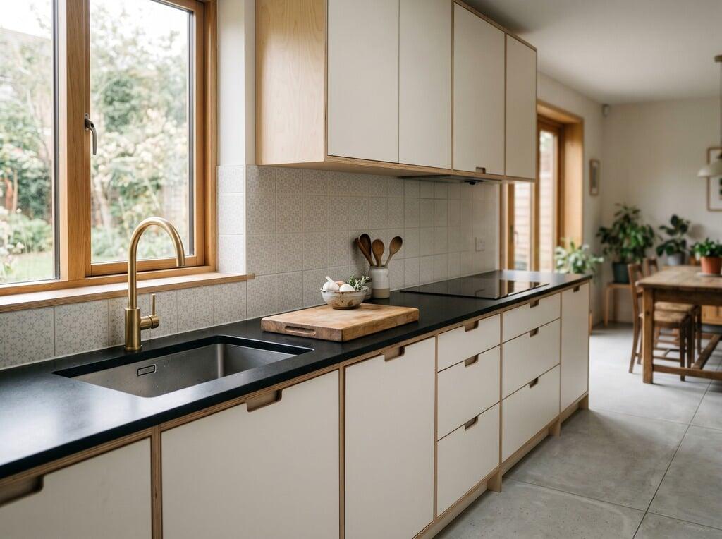 Modular kitchen and fitted joinery in residential interior