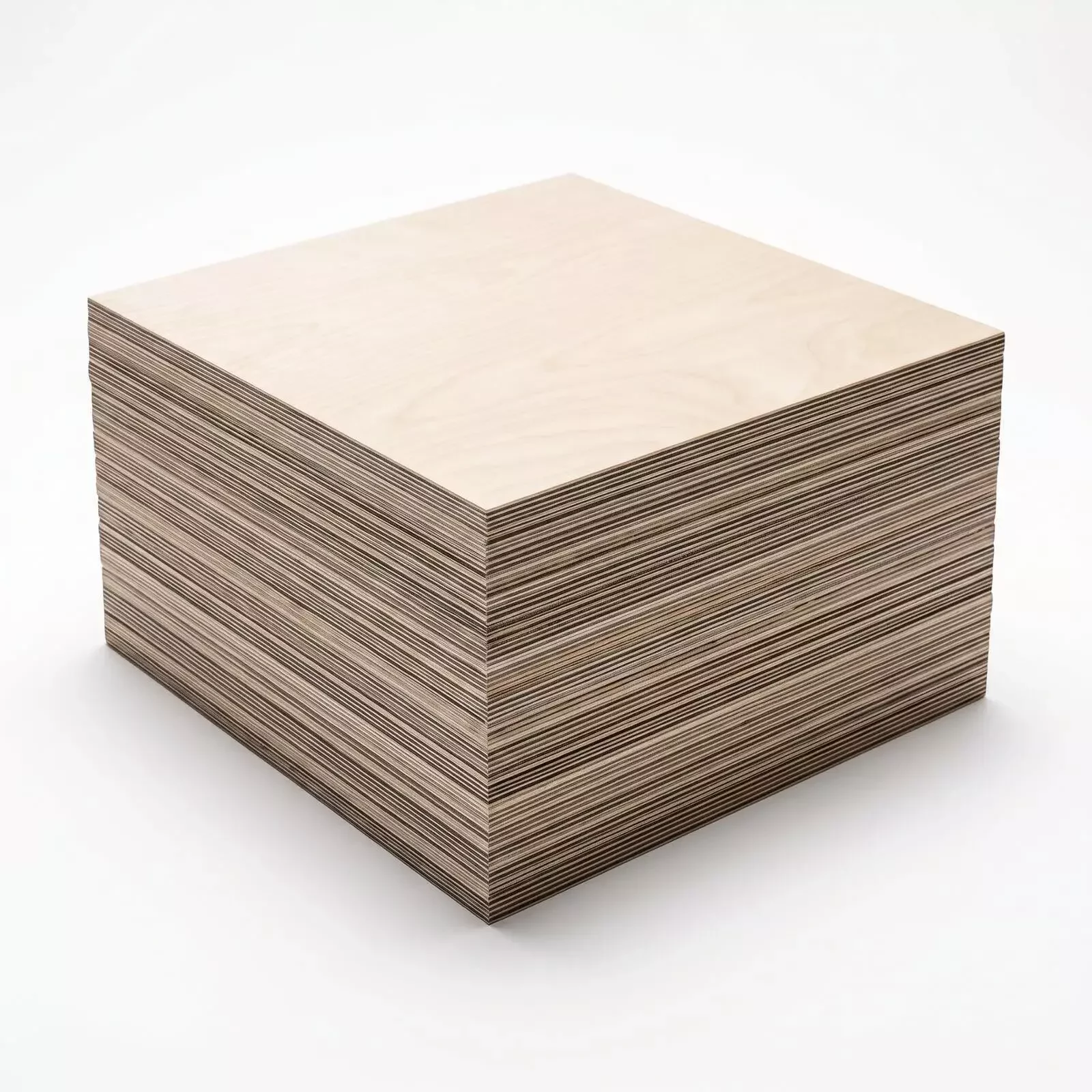 MR grade commercial plywood sheet stack ready for dispatch