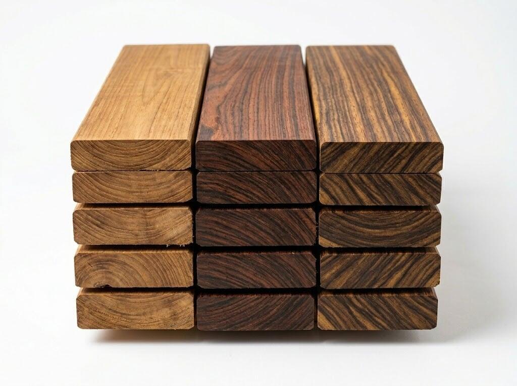 Specialty hardwood timbers including teak, rosewood and sheesham